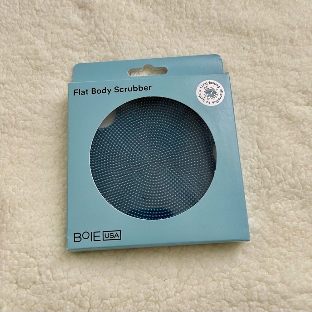 Blue Flat Body Scrubber